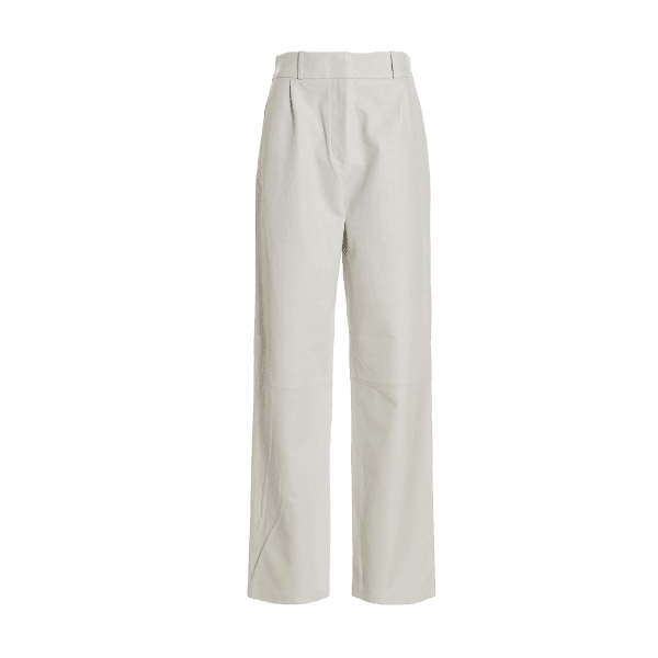 Straight Fit Flat-Front Trousers product image